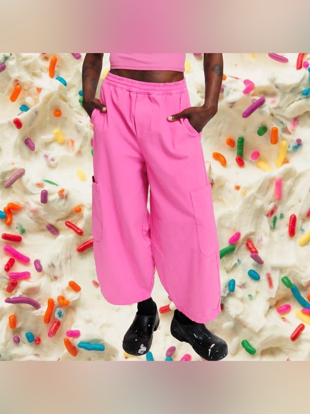 Donut Box Pink Chef Pant